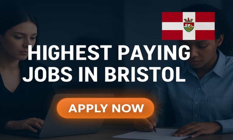 Highest Paying Jobs in Bristol