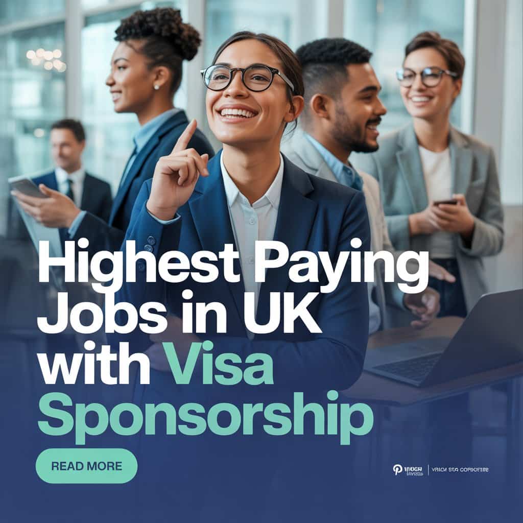 Highest Paying Jobs in UK with Visa Sponsorship
