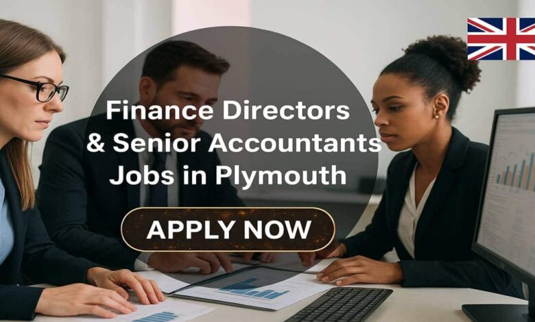 Finance Directors & Senior Accountants Jobs in Plymouth