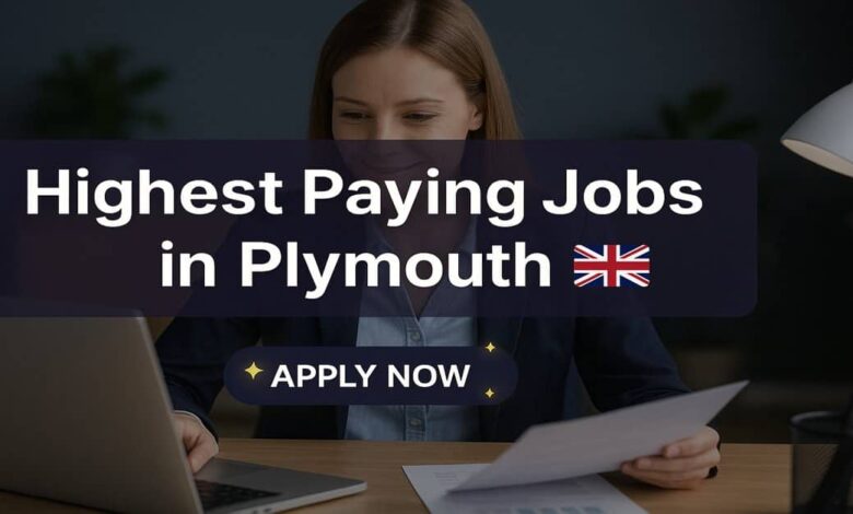 Highest Paying Jobs in Plymouth