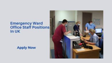 Emergency Ward Office Staff Positions In UK