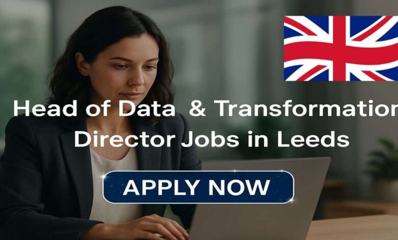 Head of Data & Transformation Director Jobs in Leeds
