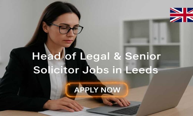 Head of Legal & Senior Solicitor Jobs in Leeds
