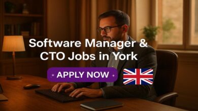 Software Manager & CTO Jobs in York