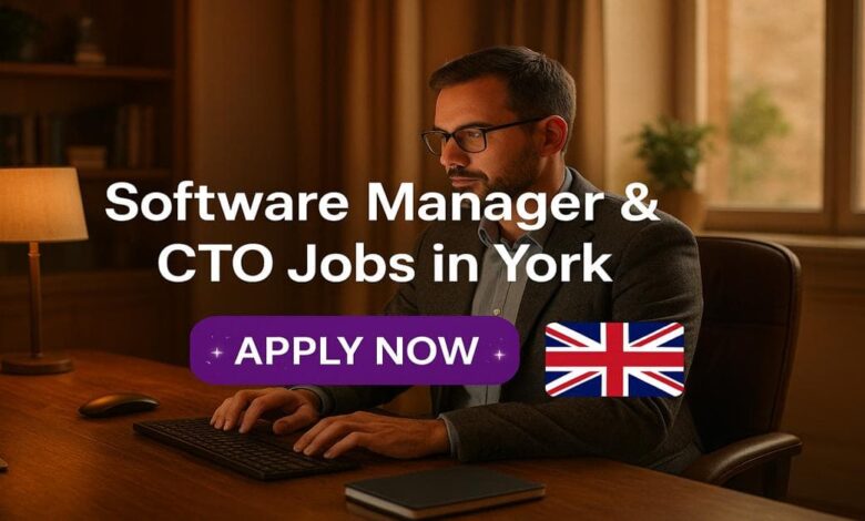 Software Manager & CTO Jobs in York