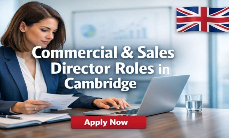 Commercial & Sales Director Jobs in Cambridge