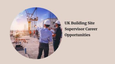 UK Building Site Supervisor Career Opportunities