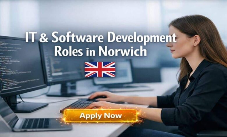 IT & Software Development Roles in Norwich