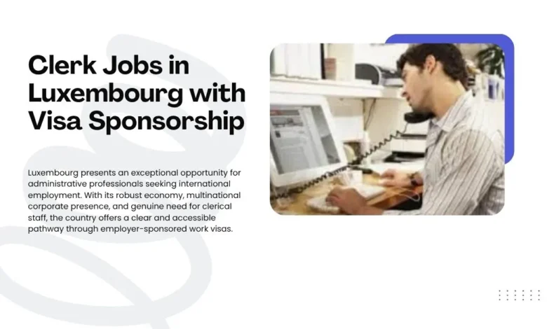 Clerk Jobs in Luxembourg