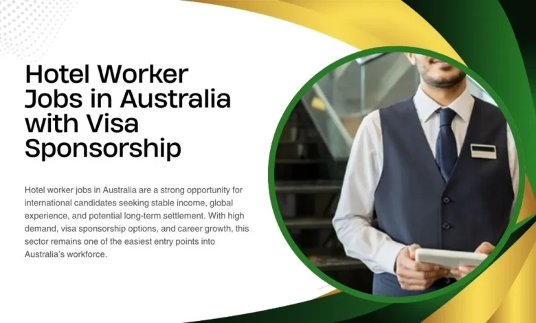 Hotel Worker Jobs in Australia