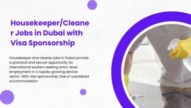 Housekeeper/Cleaner Jobs in Dubai