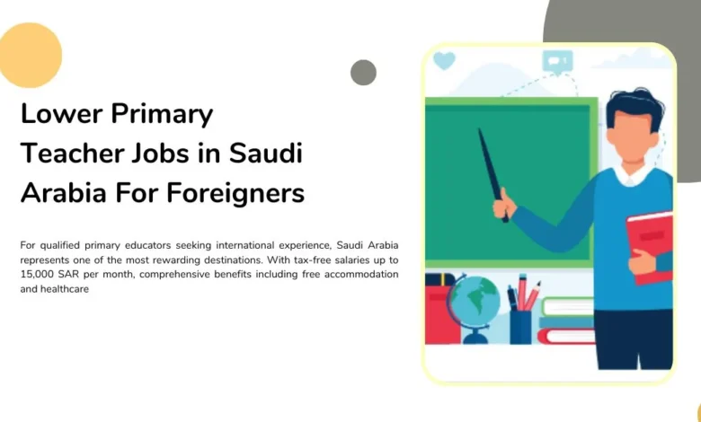 Lower Primary Teacher Jobs in Saudi Arabia