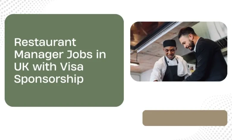 Restaurant Manager Jobs in UK