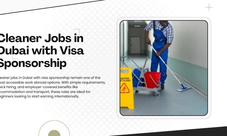 Cleaner Jobs in Dubai