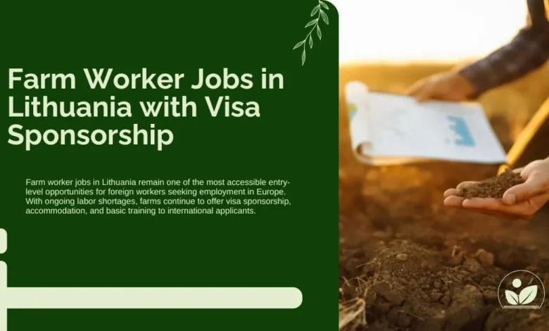 Farm Worker Jobs in Lithuania