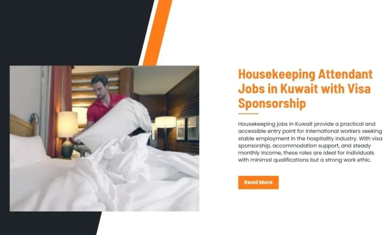 Housekeeping Attendant Jobs in Kuwait