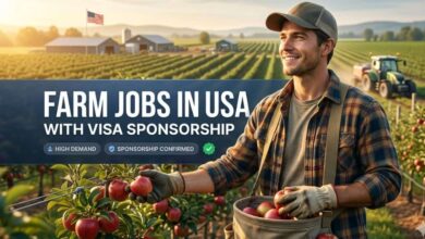 Farm Jobs in USA with Visa Sponsorship