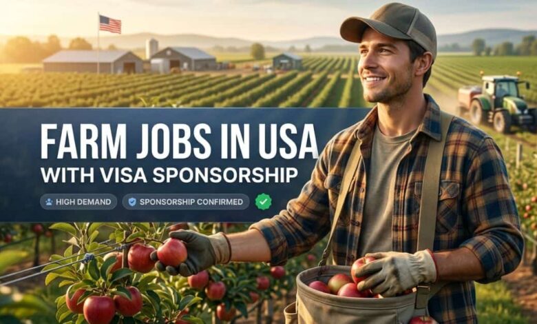 Farm Jobs in USA with Visa Sponsorship