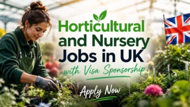 Horticultural and Nursery Jobs in UK with Visa Sponsorship