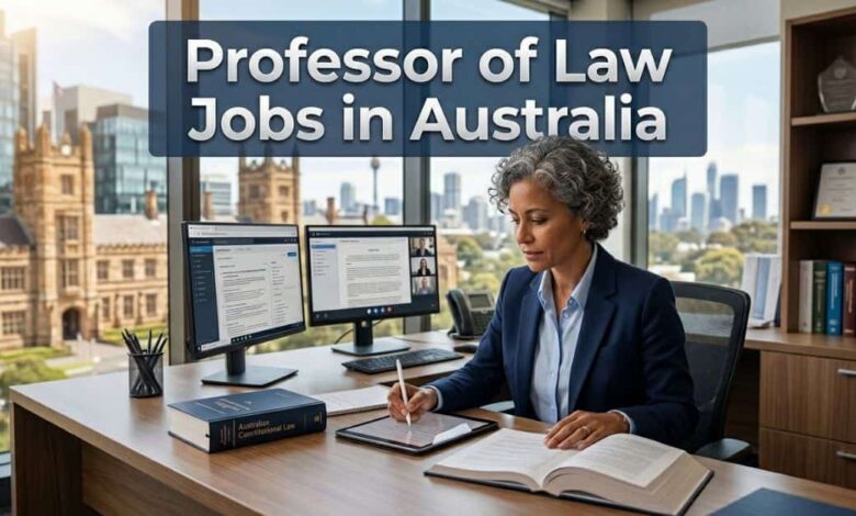 Professor of Law Jobs in Australia