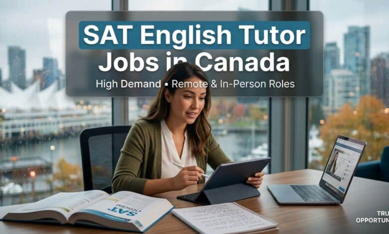 SAT English Tutor Jobs in Canada