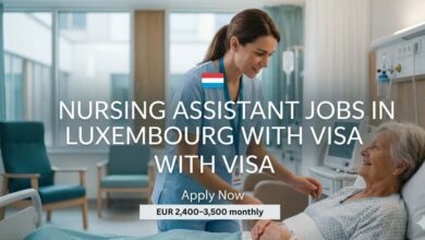 Nursing Assistant Jobs in Luxembourg with Visa